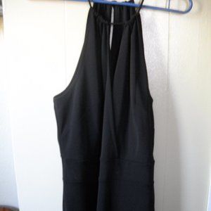 Black sleeveless dress